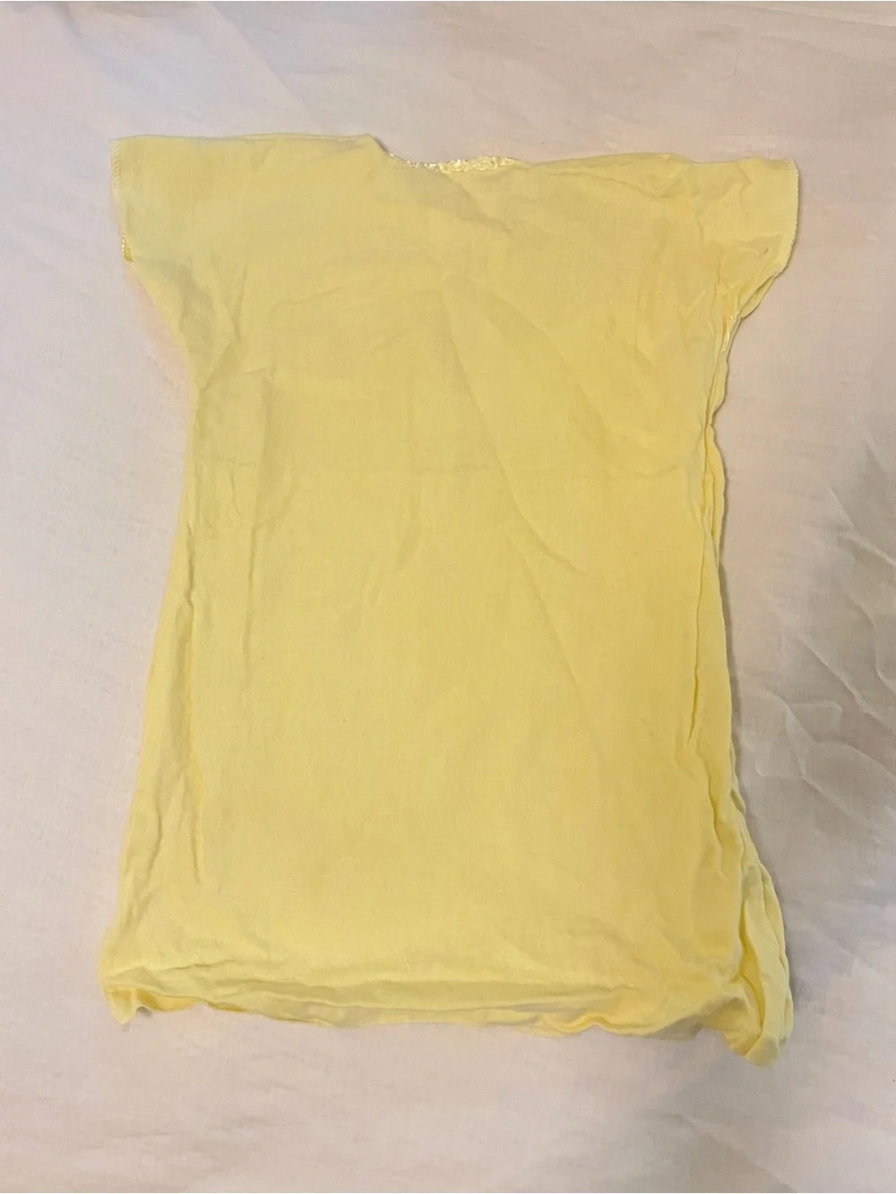 Vintage Yellow Baby Nightgown